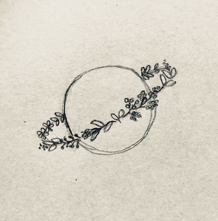 Charming Floral Wreath in a Circle