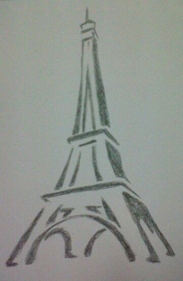 Simple Sketch of the Eiffel Tower