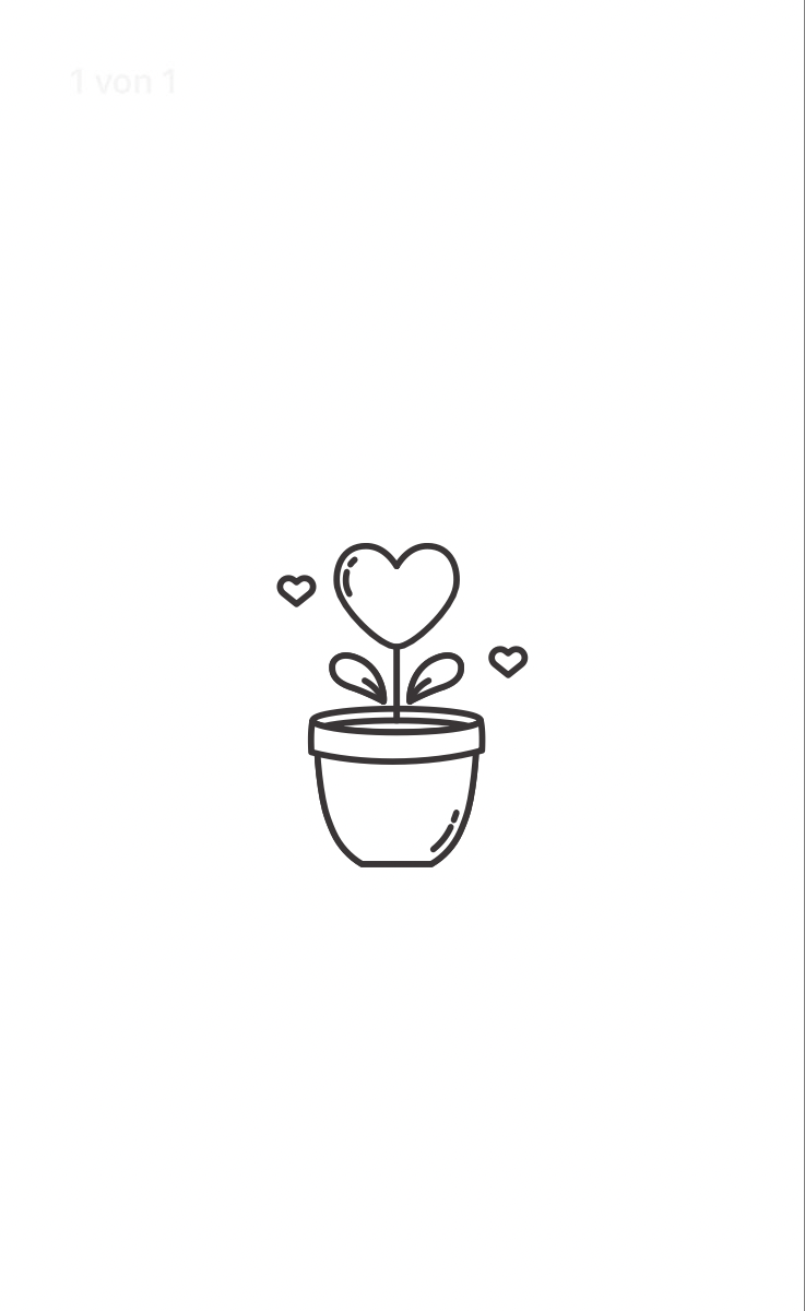 Adorable Potted Plant with Heart Leaves