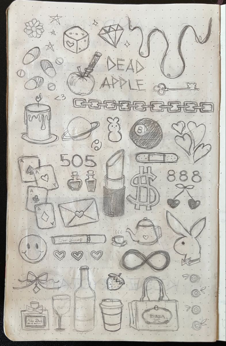 Unique Collection of Doodles and Symbols