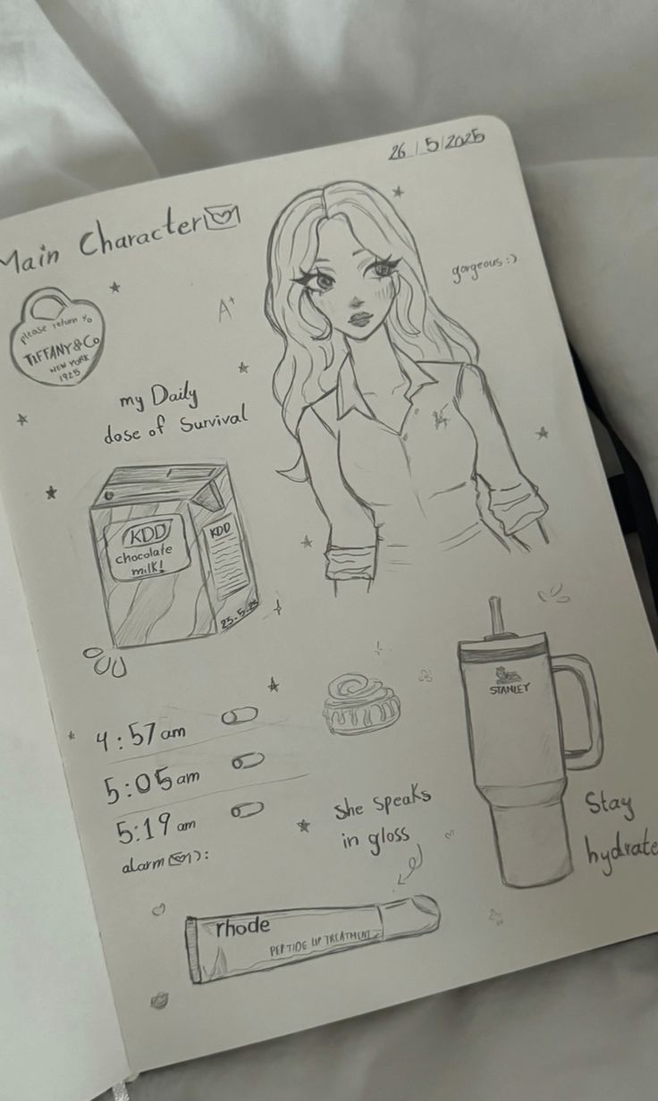 Charming Character with Daily Essentials