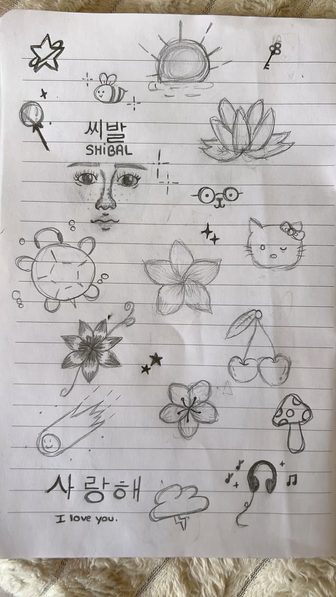 Whimsical Collection of Cute Sketches