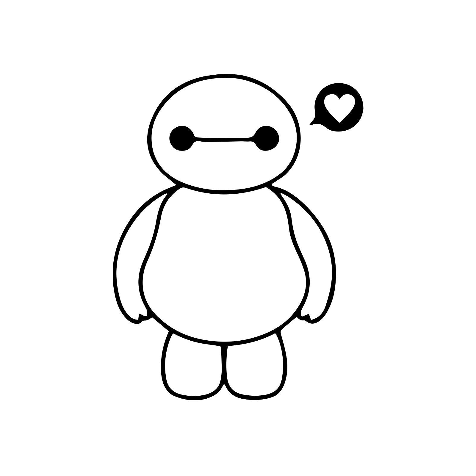 Cute Robot with Heart Bubble