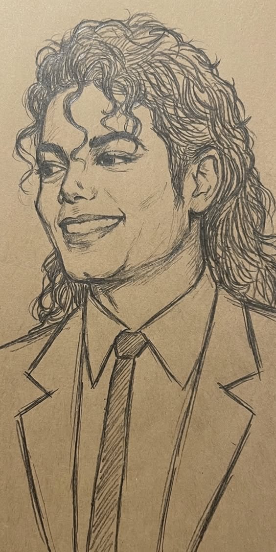 Michael Jackson Portrait Sketch
