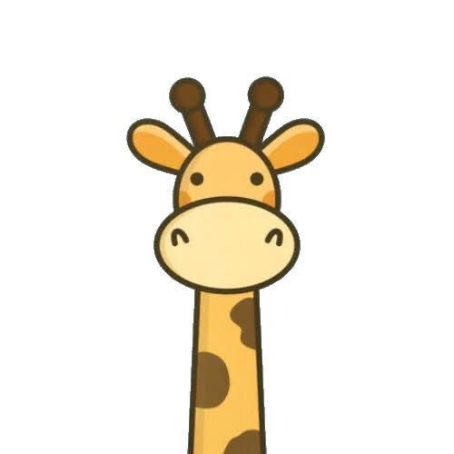 Adorable Baby Giraffe with Big Eyes