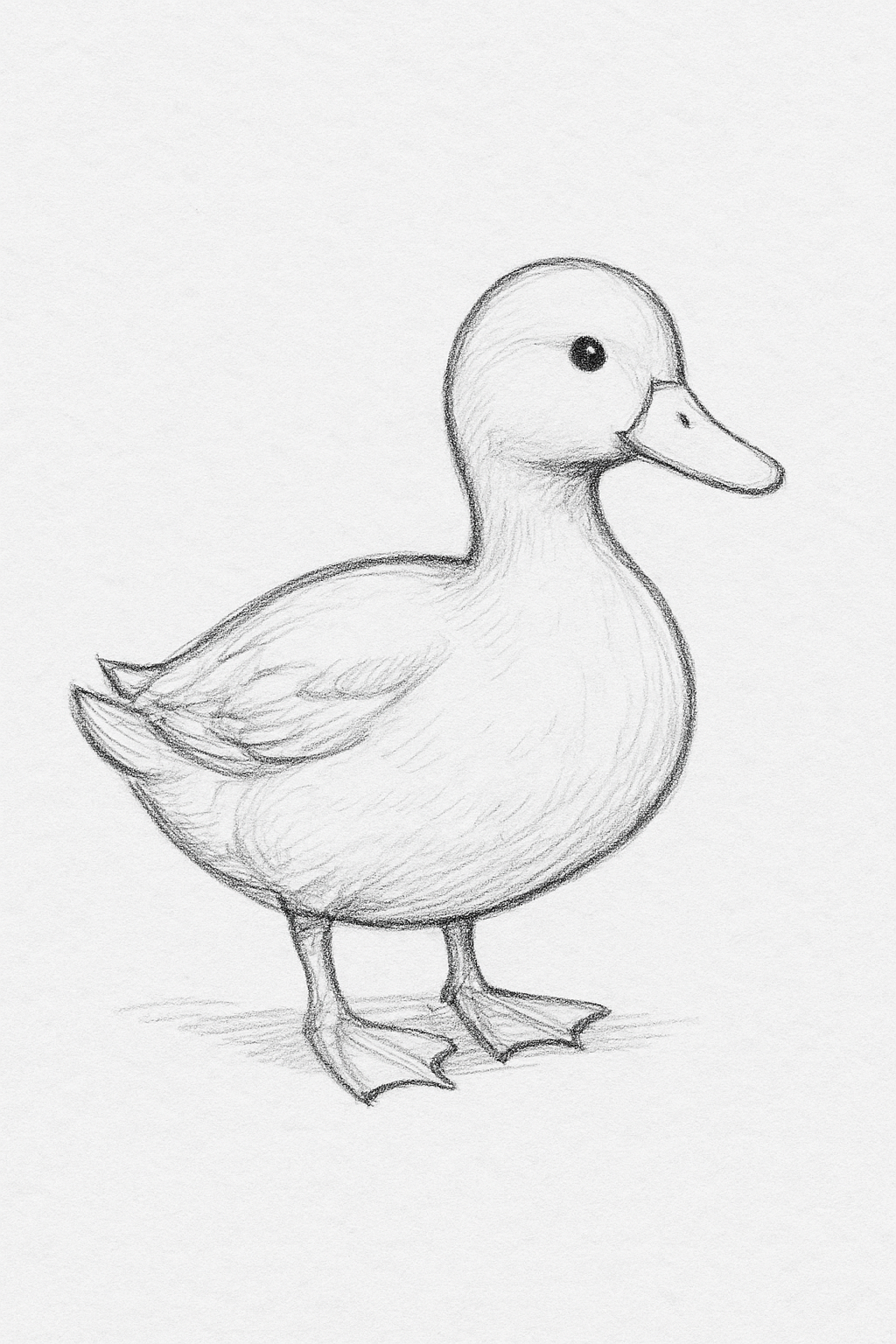 Adorable Duckling Standing Proud