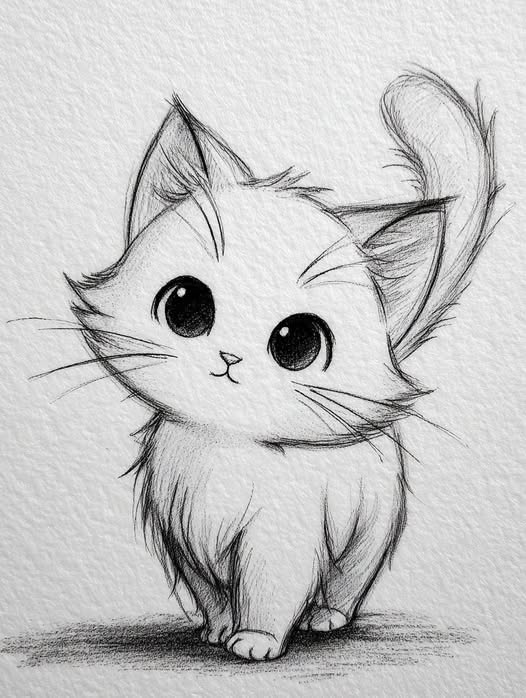 Adorable Kitten with Big Bright Eyes