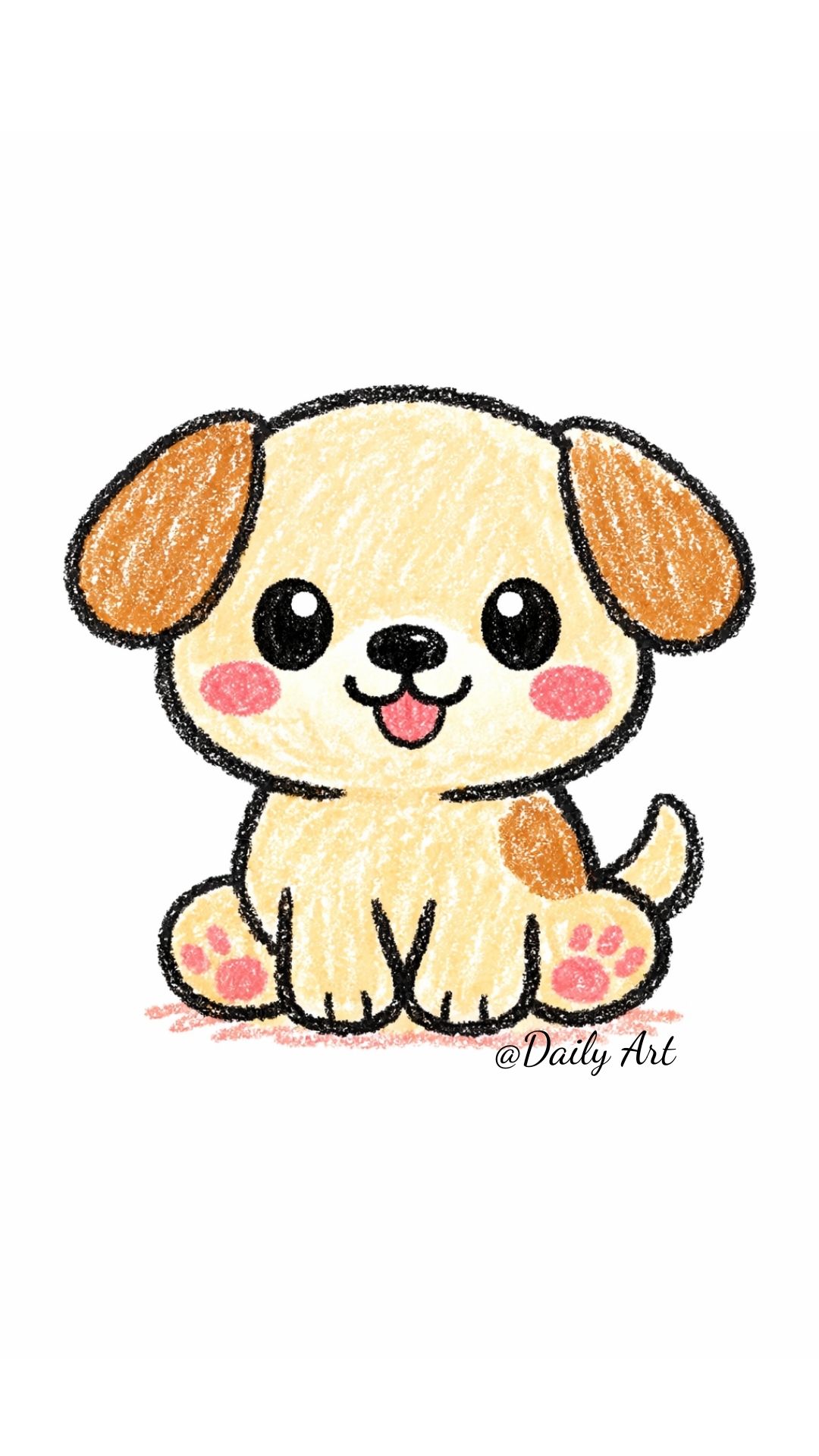 Adorable Puppy with Playful Expression