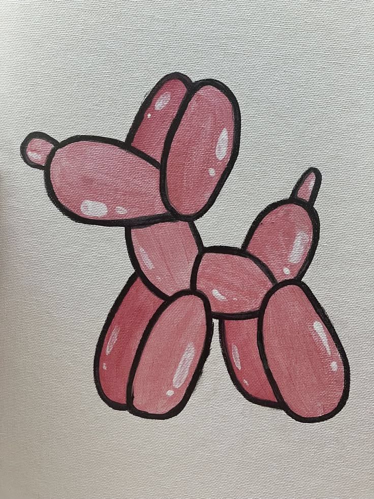 Adorable Balloon Dog in Pink