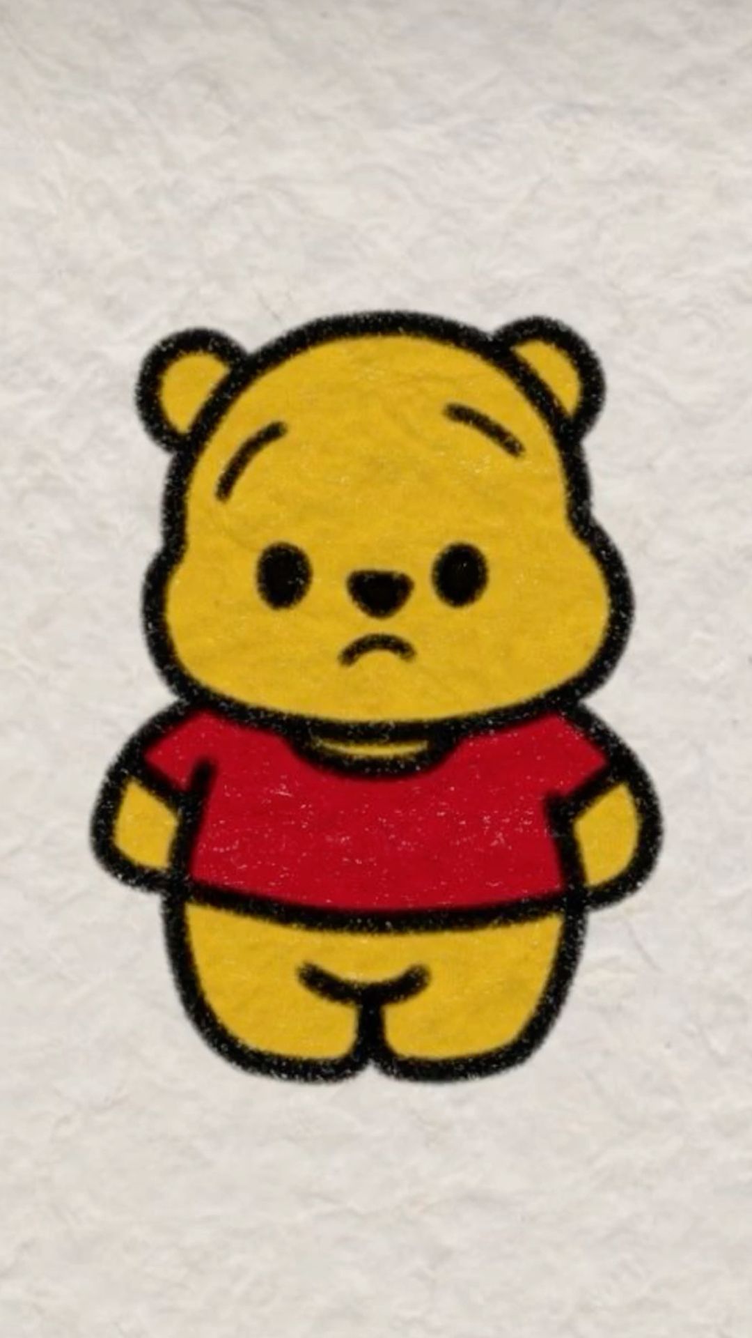 Adorable Bear in Red Shirt