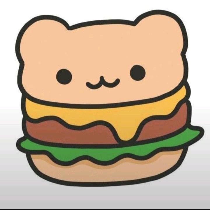 Adorable Bear-Shaped Hamburger with Smiling Face