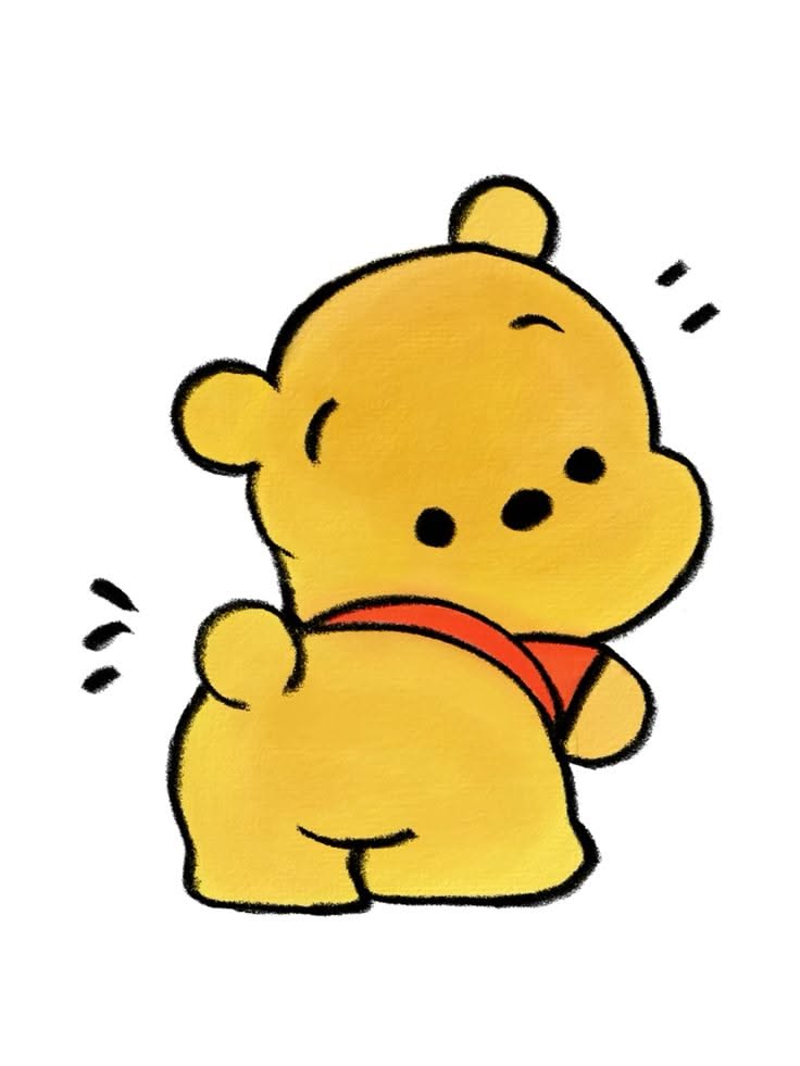 Adorable Bear with a Red Shirt