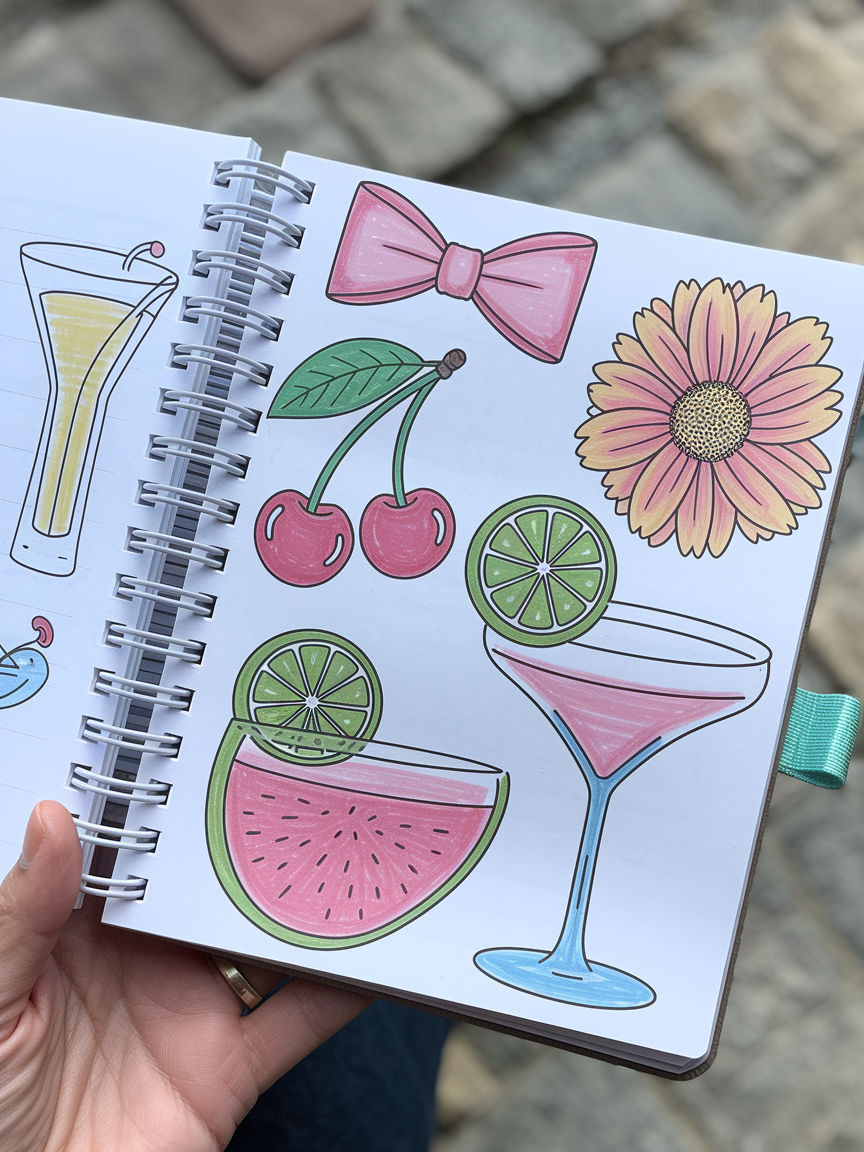 Colorful Cocktails and Fun Fruit