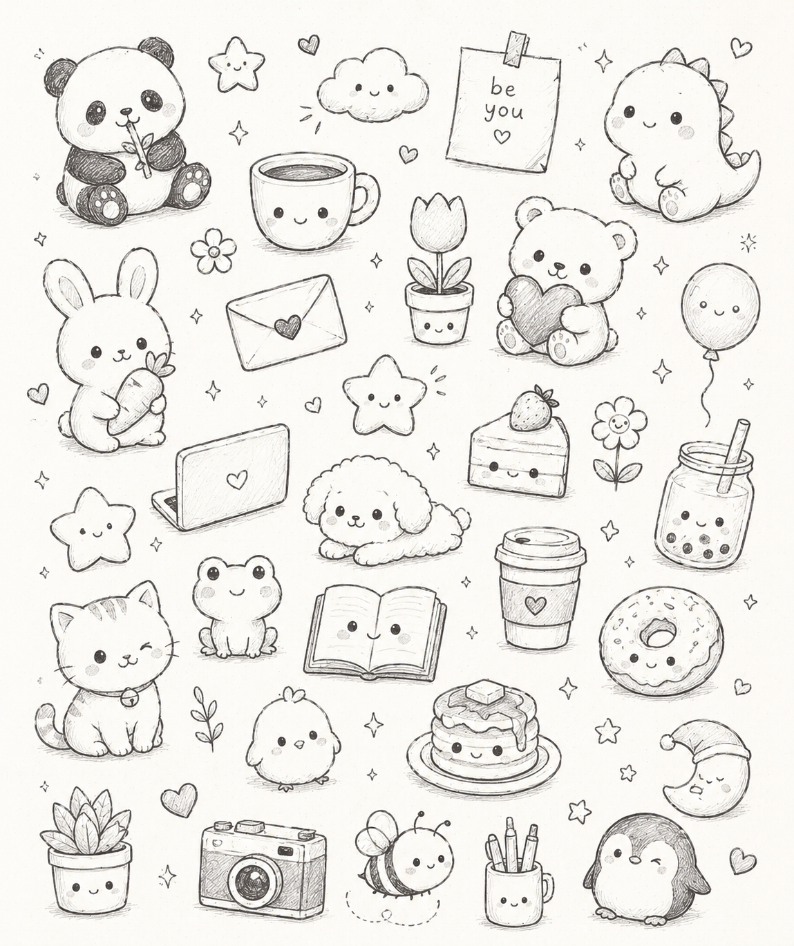 Adorable Animals and Everyday Objects