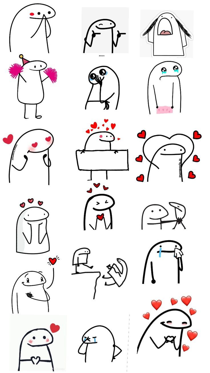 Adorable Characters with Heartfelt Emotions