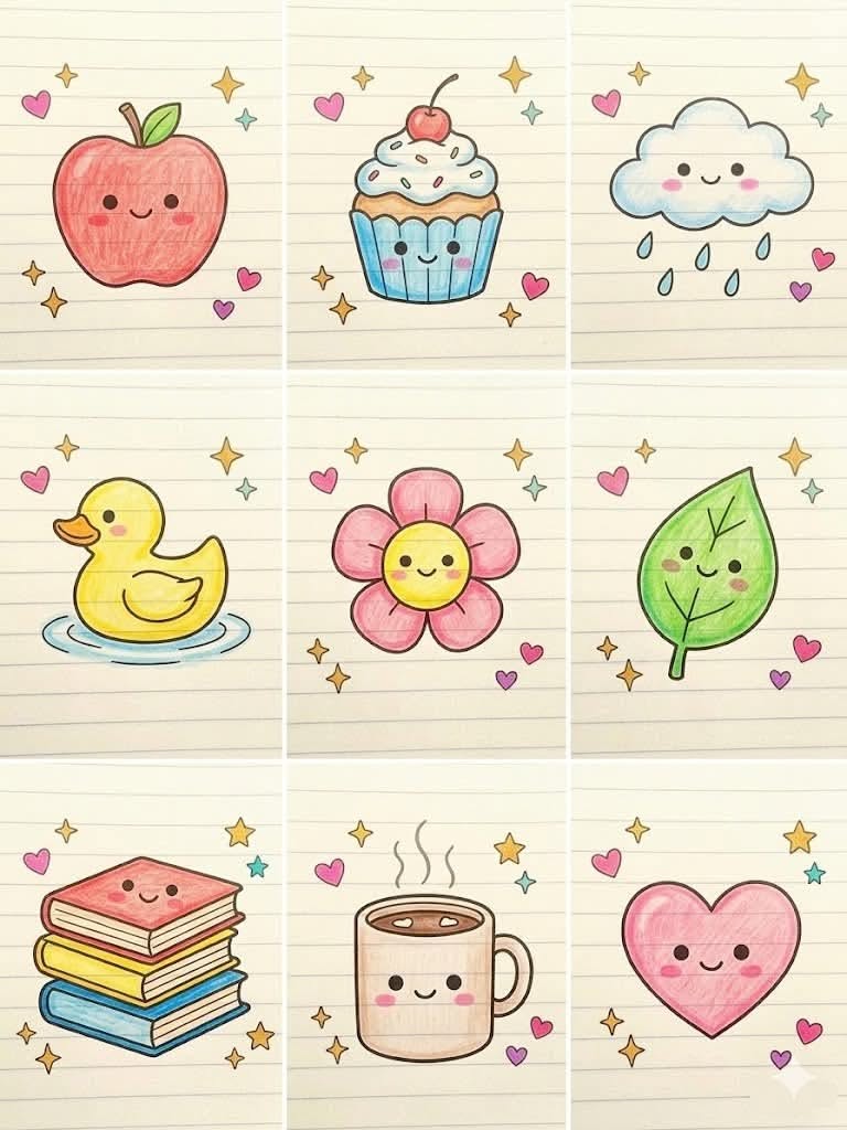 Adorable Food and Nature Characters