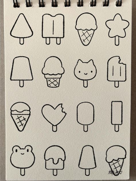 Adorable Ice Cream Cones and Treats