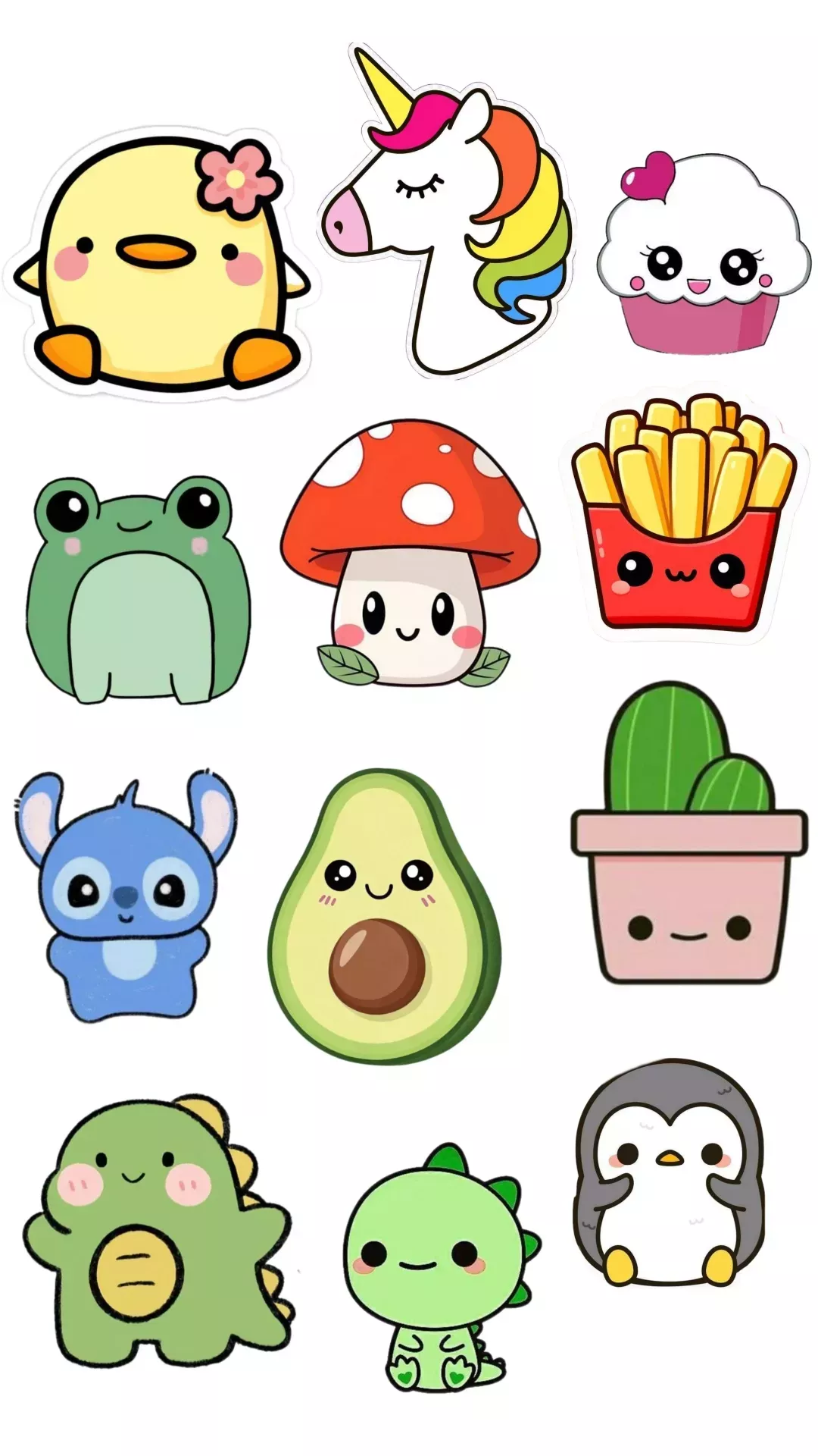 Adorable Kawaii Characters and Cute Objects