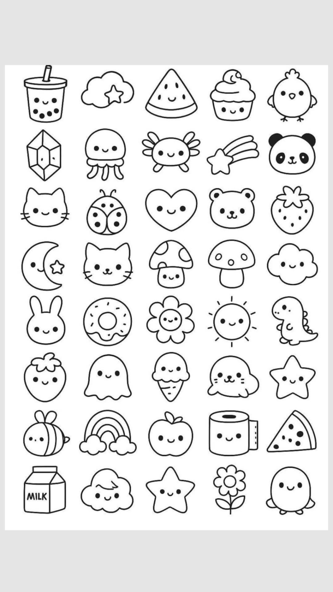 Adorable Kawaii Characters and Icons
