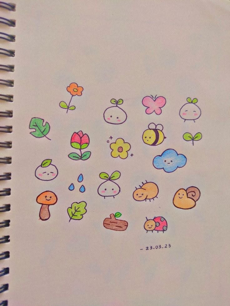 Adorable Nature Characters and Whimsical Elements