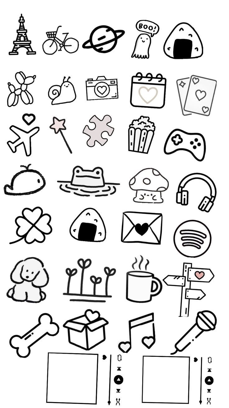 Adorable Objects and Playful Icons Collection