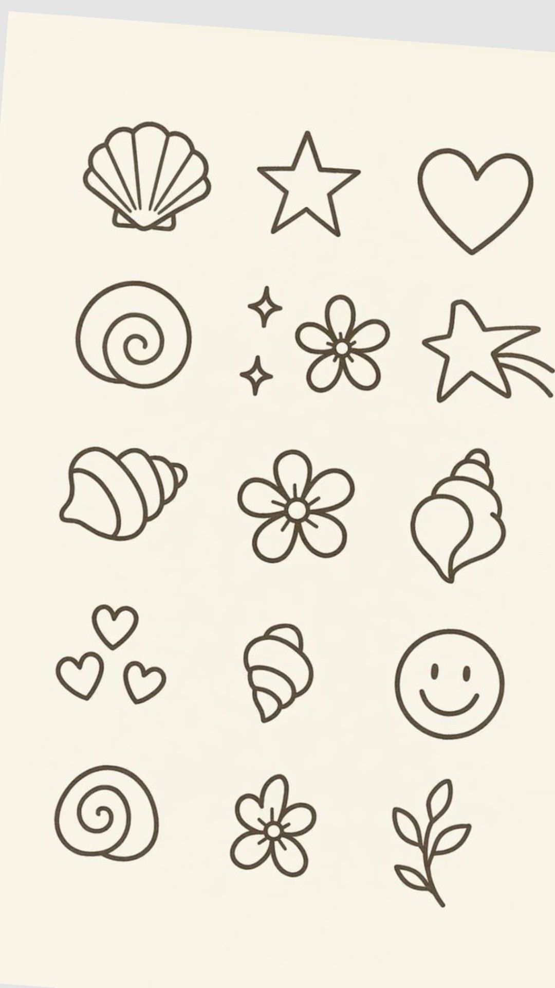 Adorable Shells, Stars, and Flowers Collection