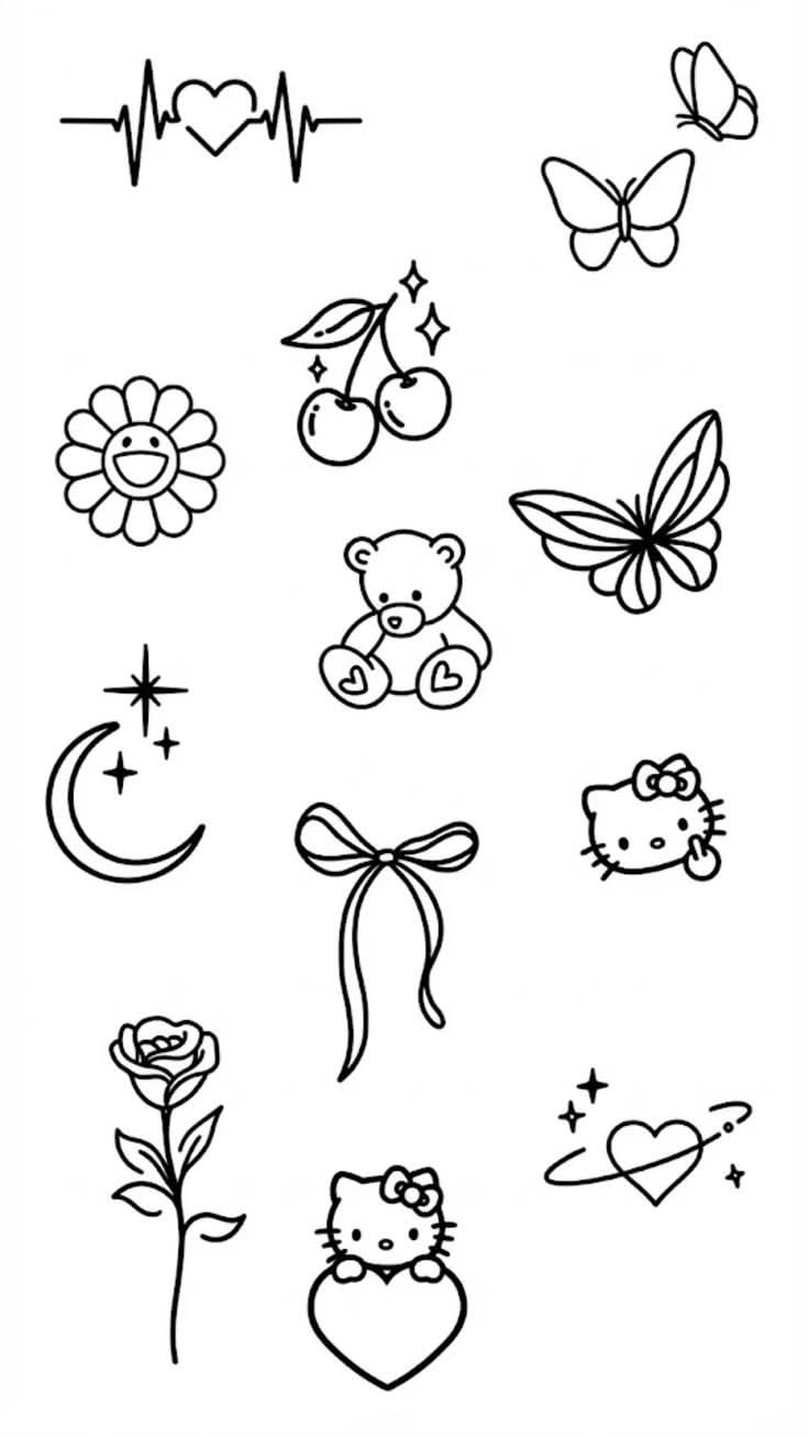Cute Hearts, Flowers, and Adorable Creatures