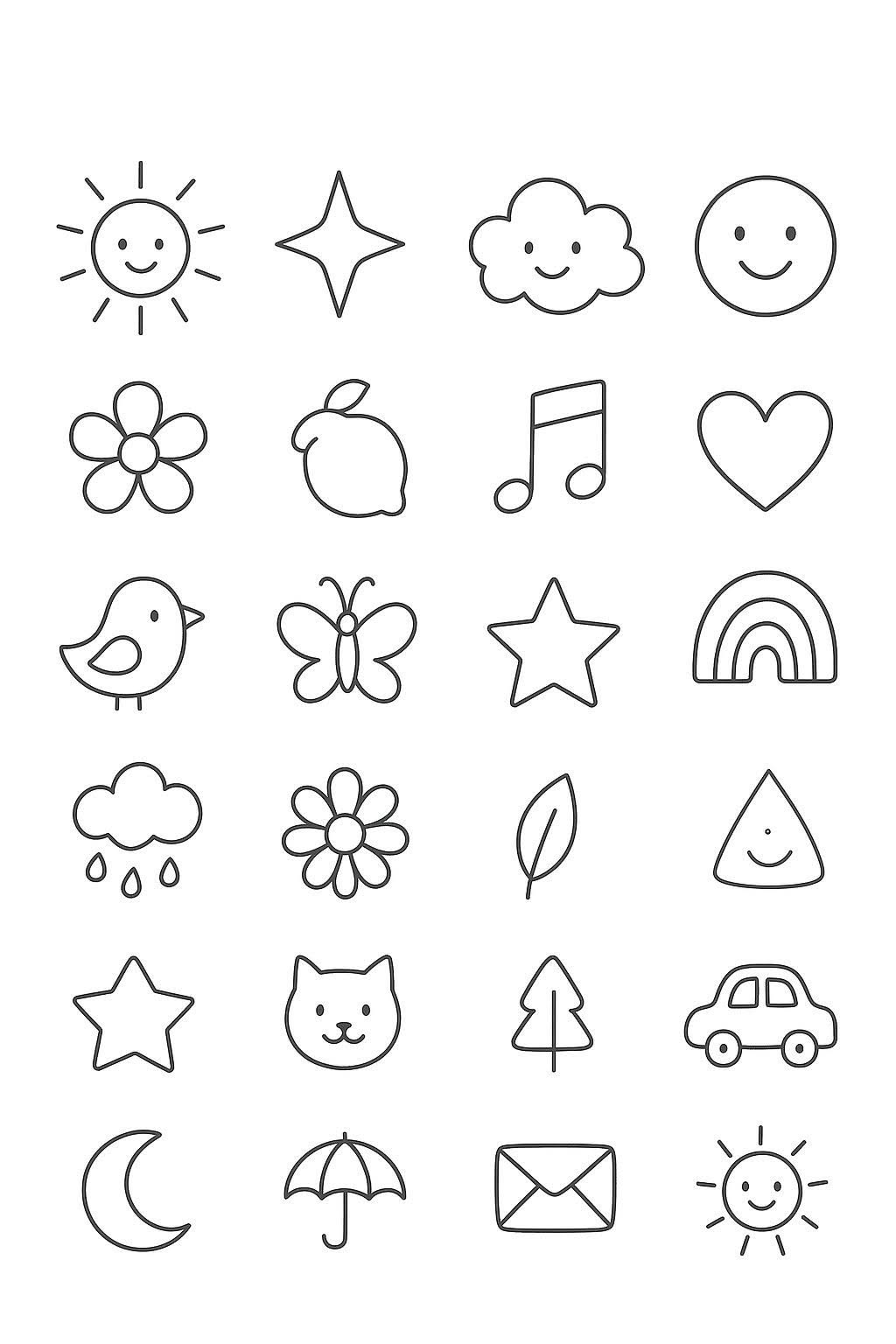 Fun and Simple Weather, Nature, and Animal Icons