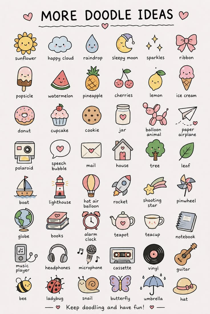 Fun and Whimsical Themed Icons for Creative Inspiration