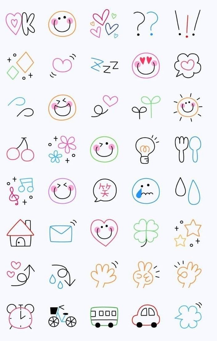 Whimsical Icons and Joyful Expressions