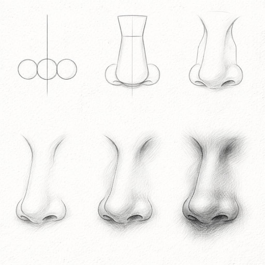 Drawing of the Nose: Comprehensive Guide to Create Realistic and Anatomical Features