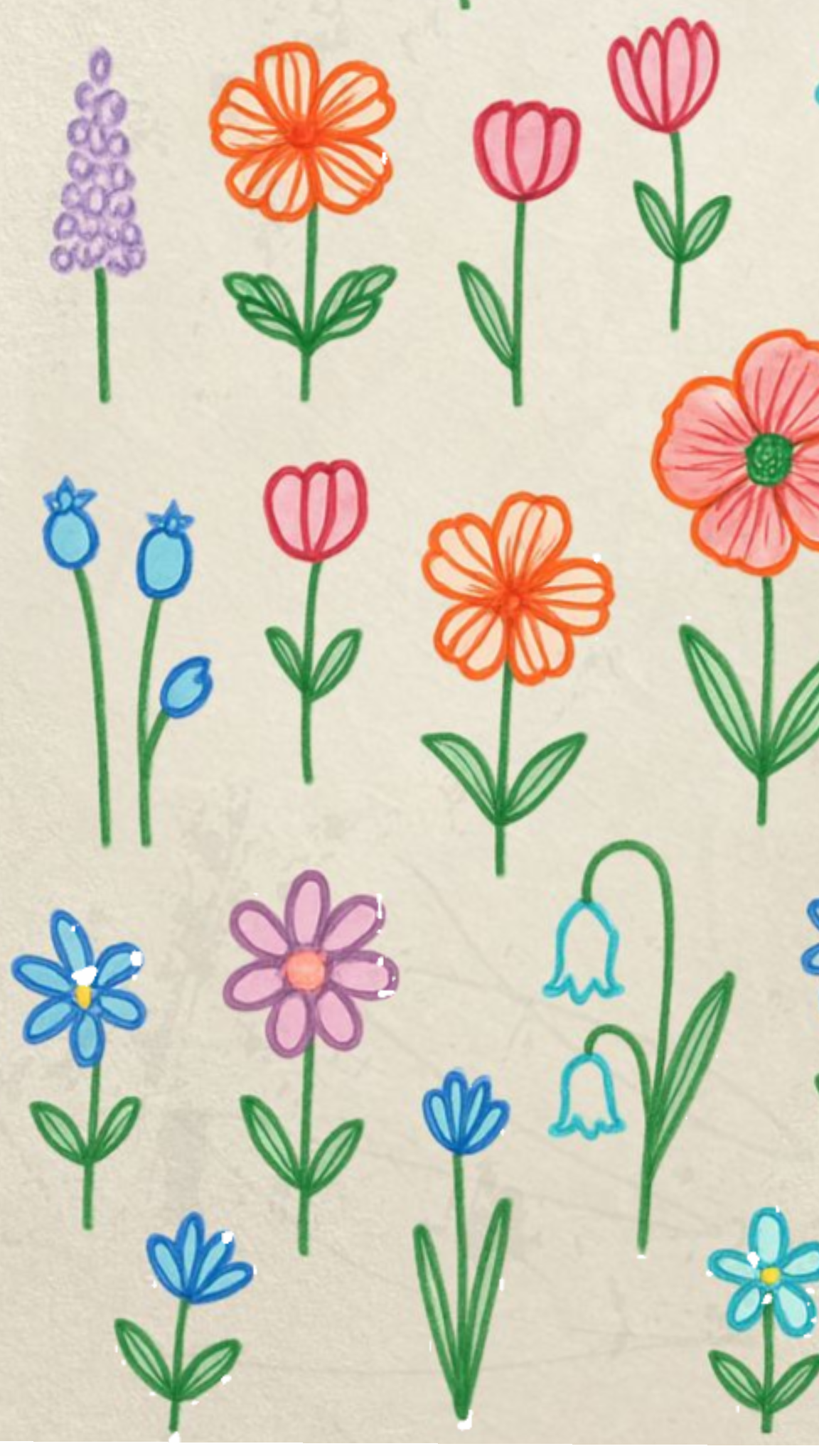 Easy Flowers to Draw: Colorful Garden Bloom Collection