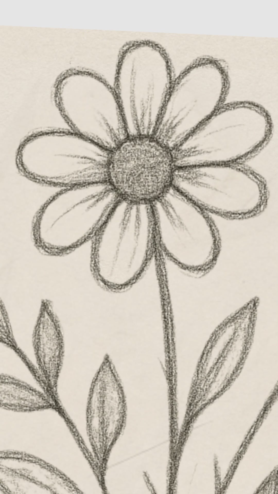 Simple Flower with Leaves
