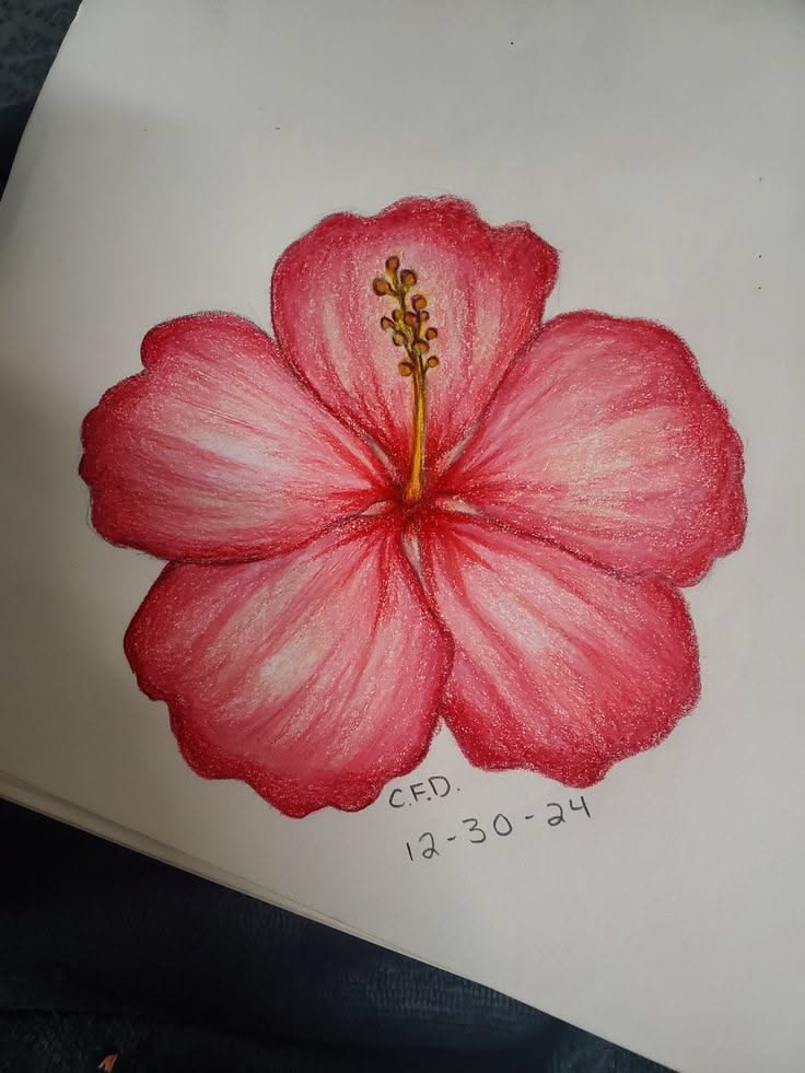 Simple Hibiscus Flower Tutorial
