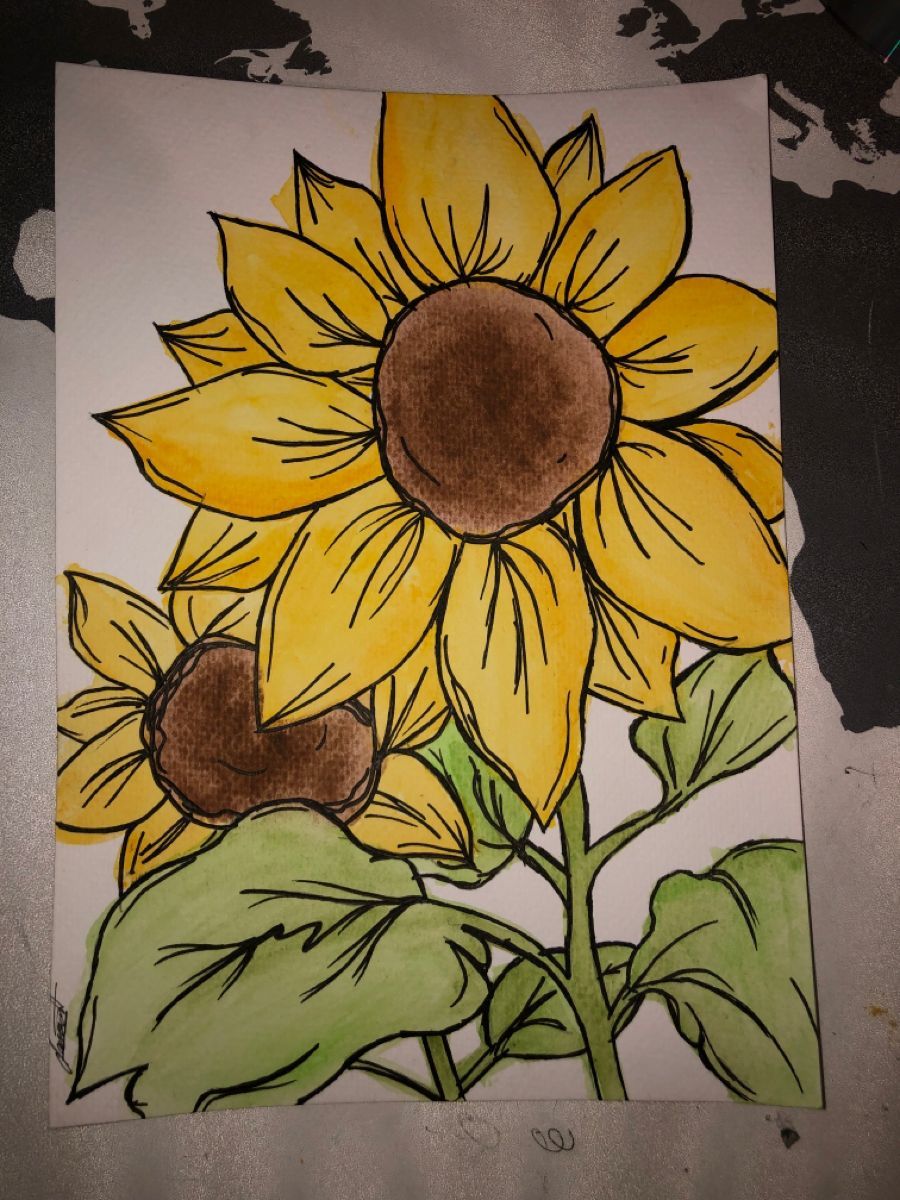 Simple Sunflower Bouquet