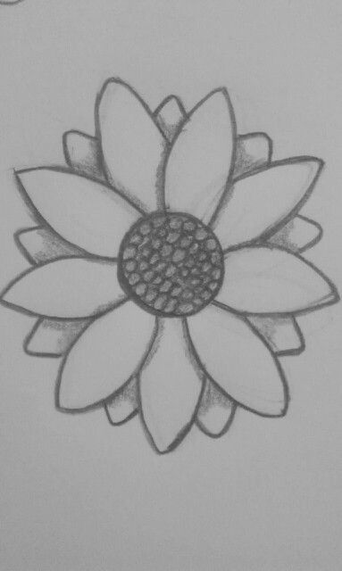 Simple Sunflower with Petals