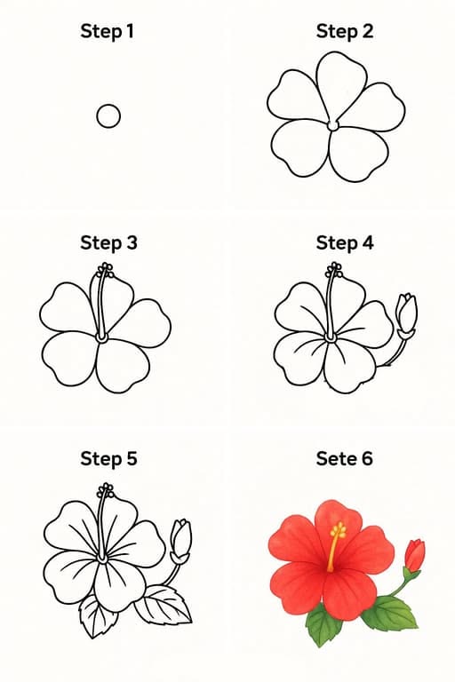 Step-by-Step Hibiscus Tutorial