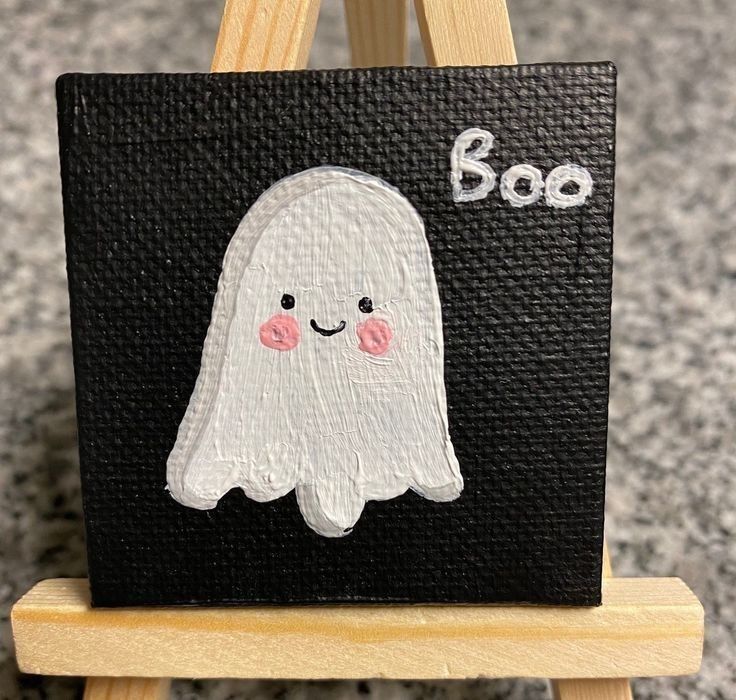 Adorable Ghost with a Boo