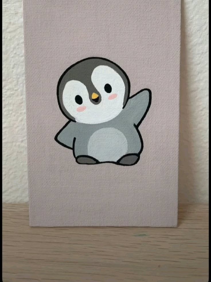 Adorable Penguin Character