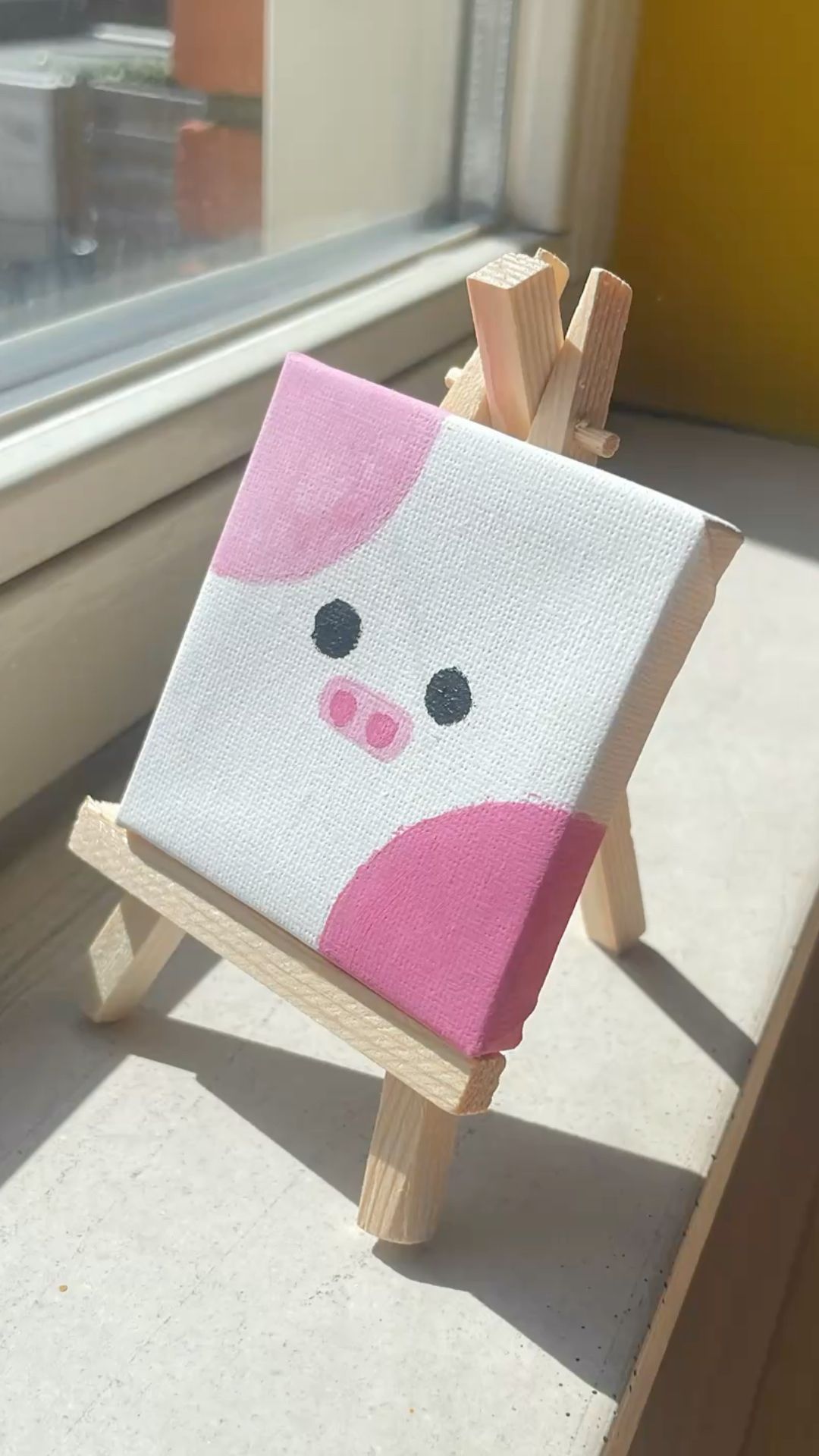 Adorable Piglet Canvas