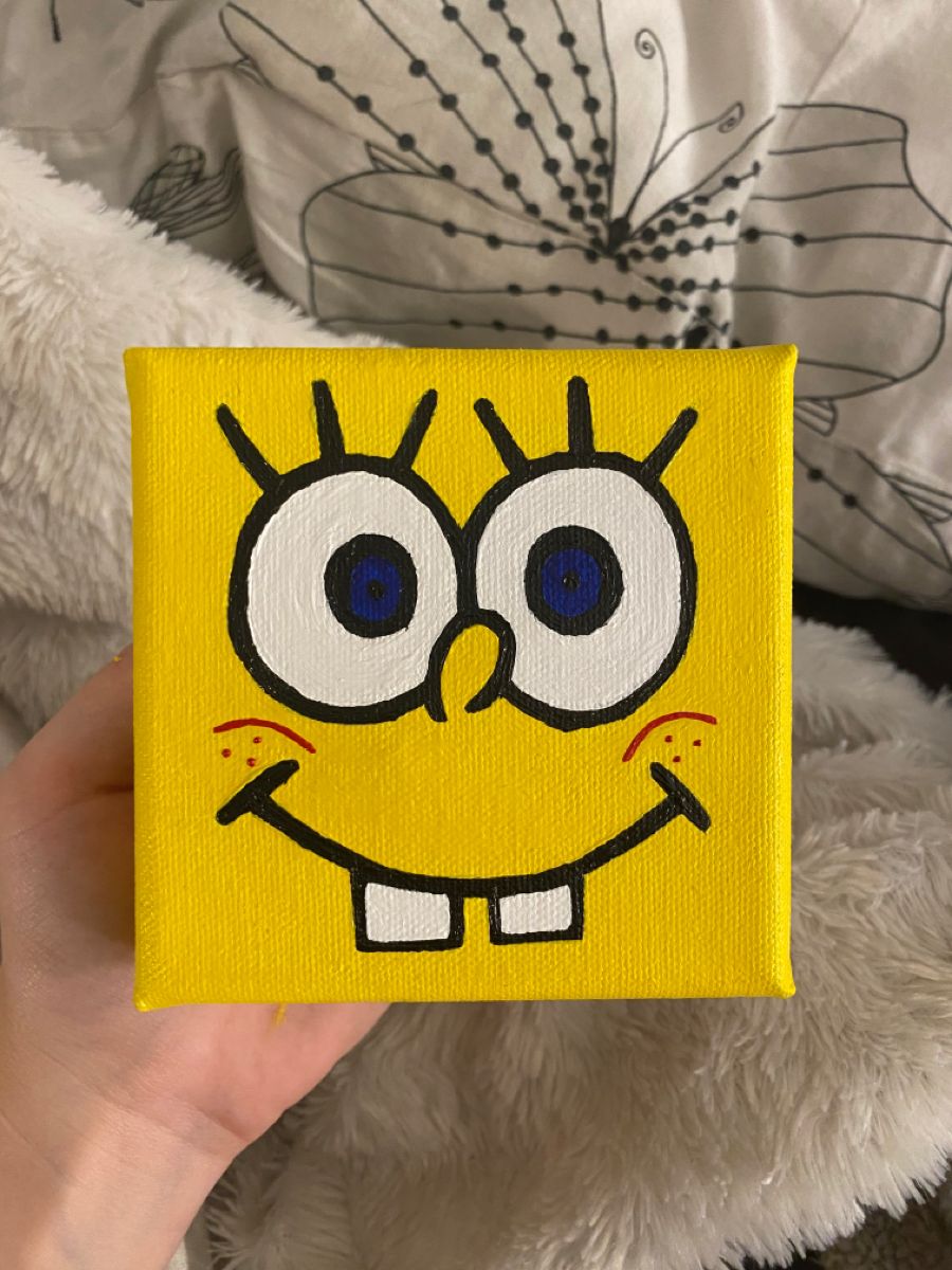 Easy Things to Paint: Adorable SpongeBob SquarePants