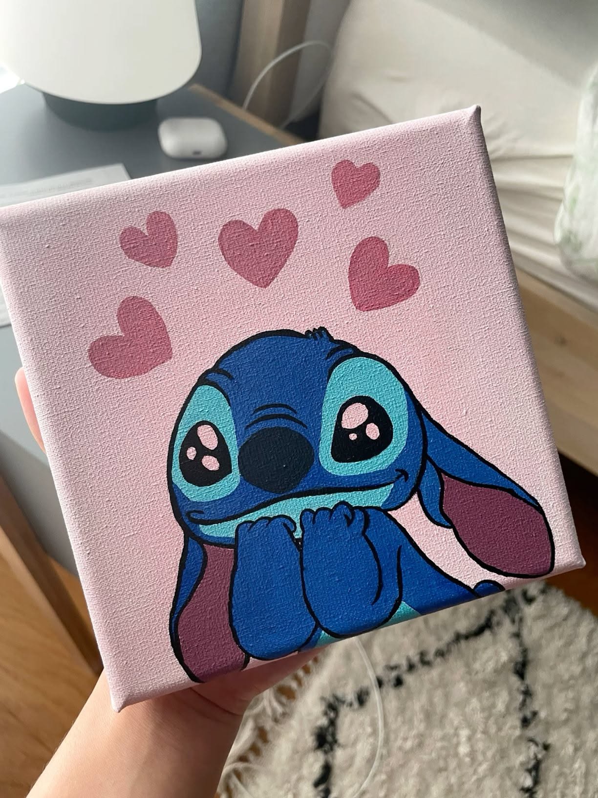 Adorable Stitch with Hearts