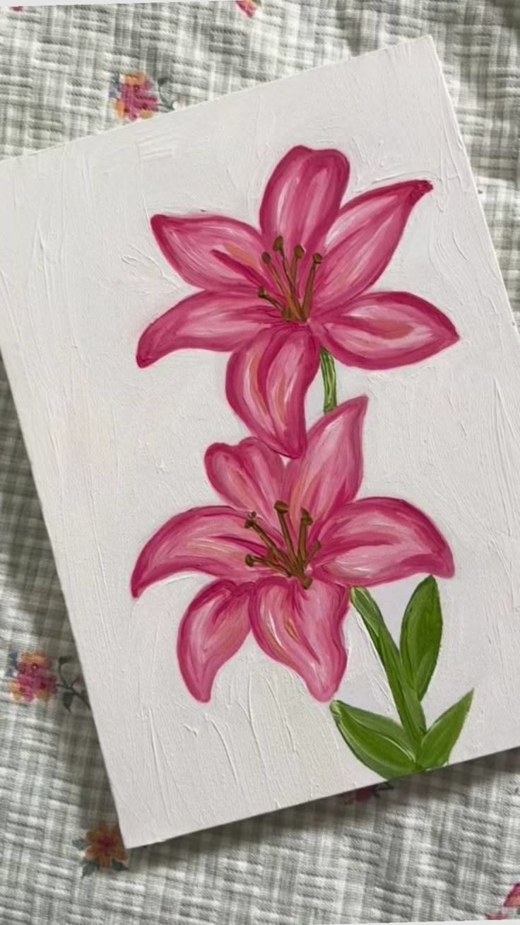Beautiful Pink Lily Flowers