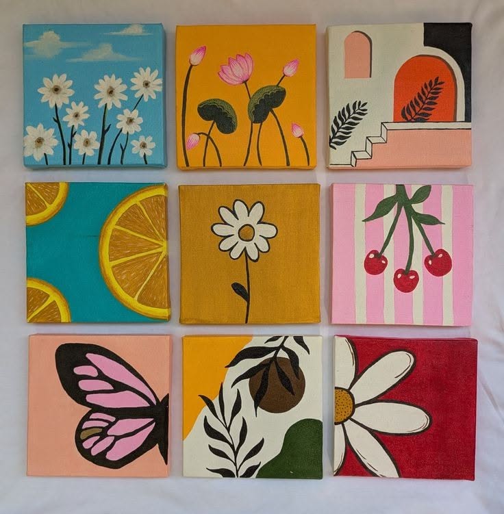 Colorful Floral Patterns and Whimsical Designs