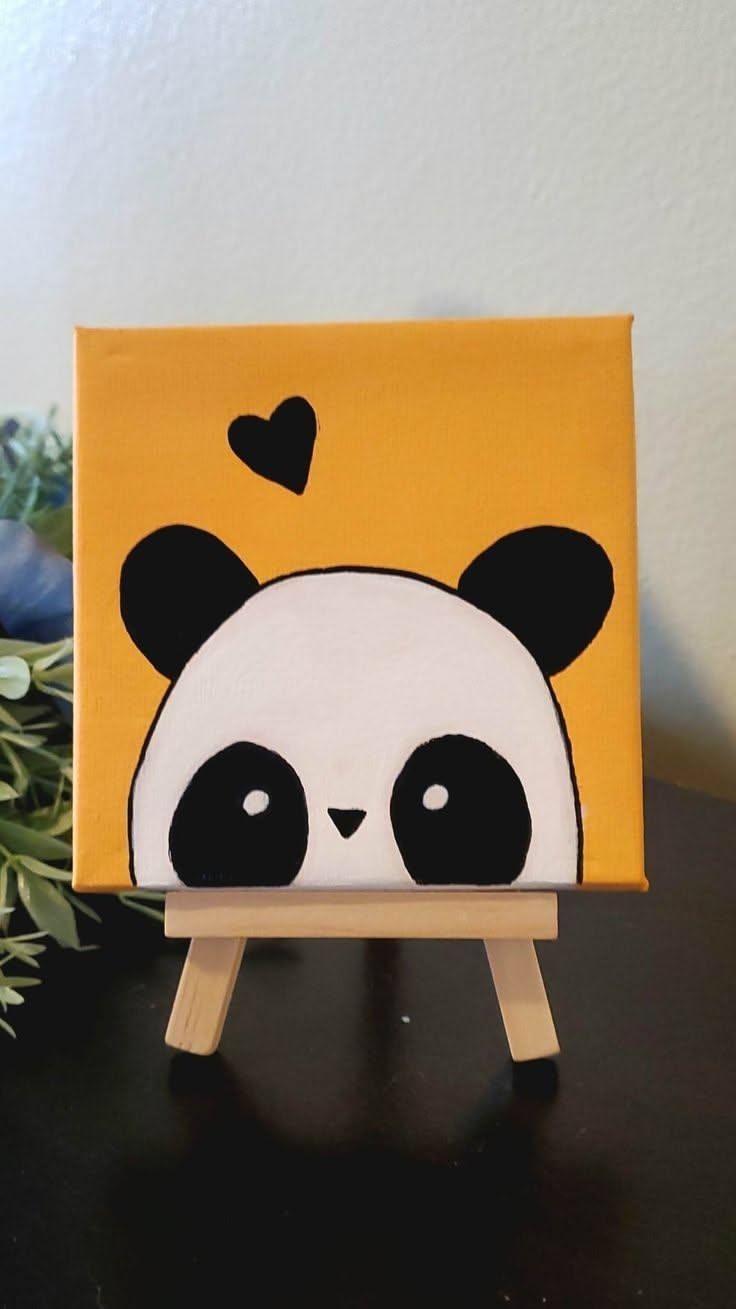 Cute Panda with Heart