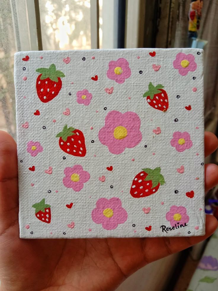Cute Strawberries and Flowers
