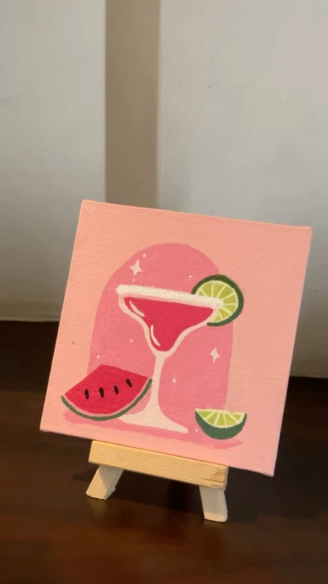 Cute Watermelon and Cocktail