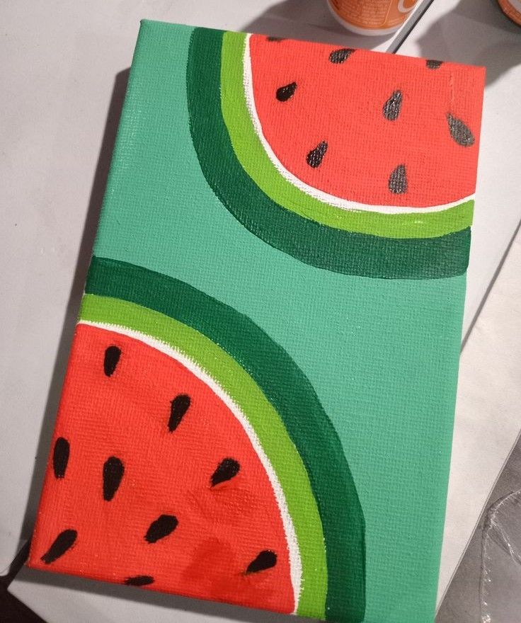 Fun Watermelon Slice Art