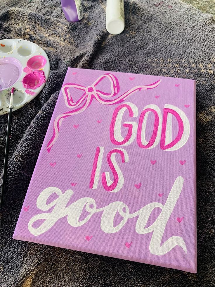 Inspiring ‘God is Good’ Canvas Art