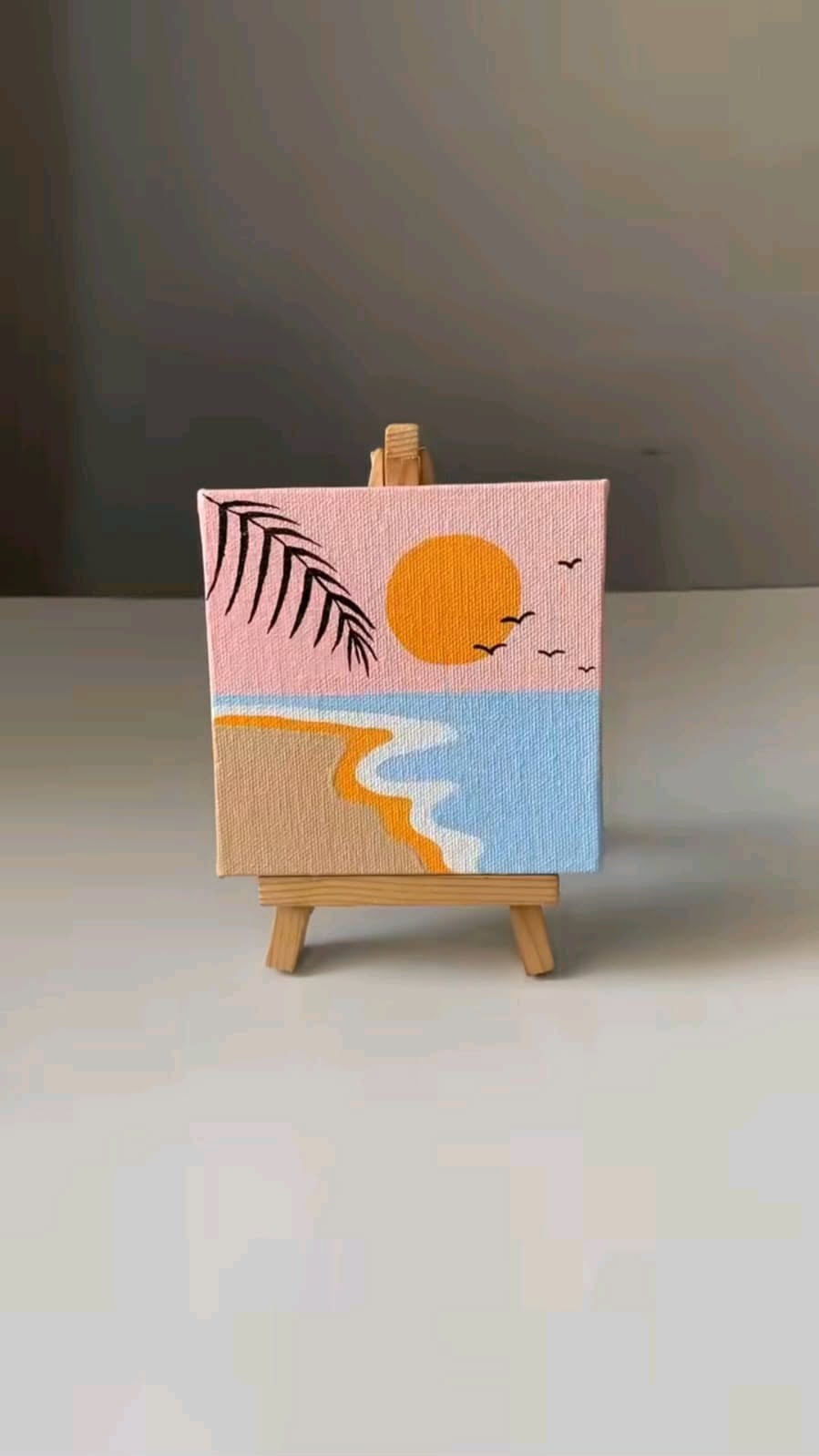 Serene Sunset Beach Scene
